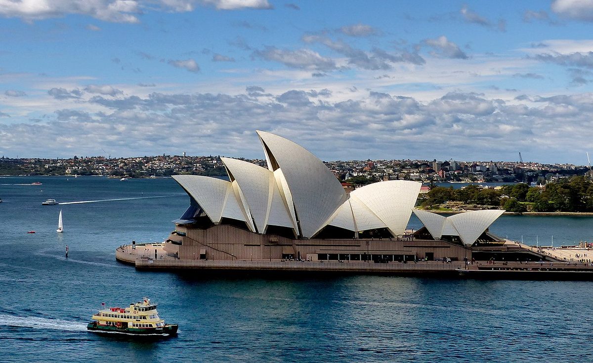 Sydney Opera House on Sydney Harbour, Australia