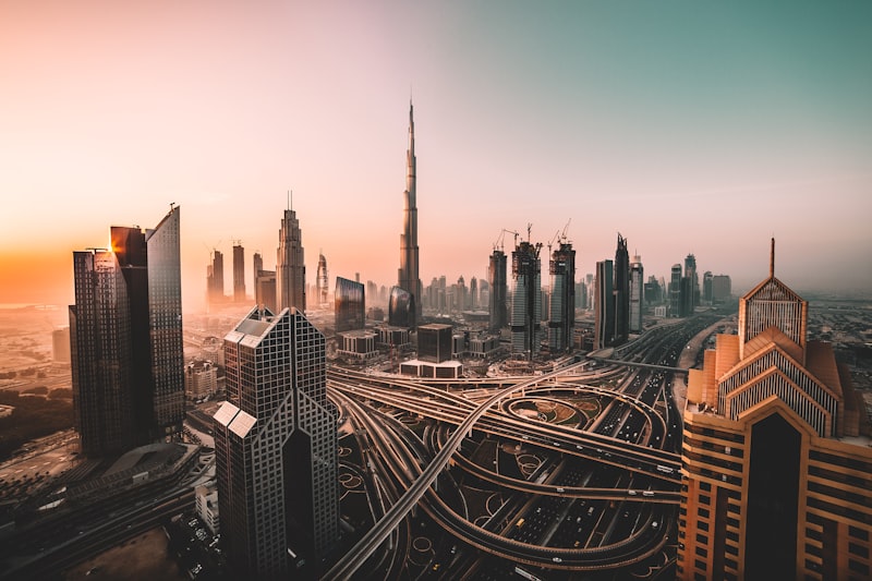 Dubai Burj Khalifa skyline